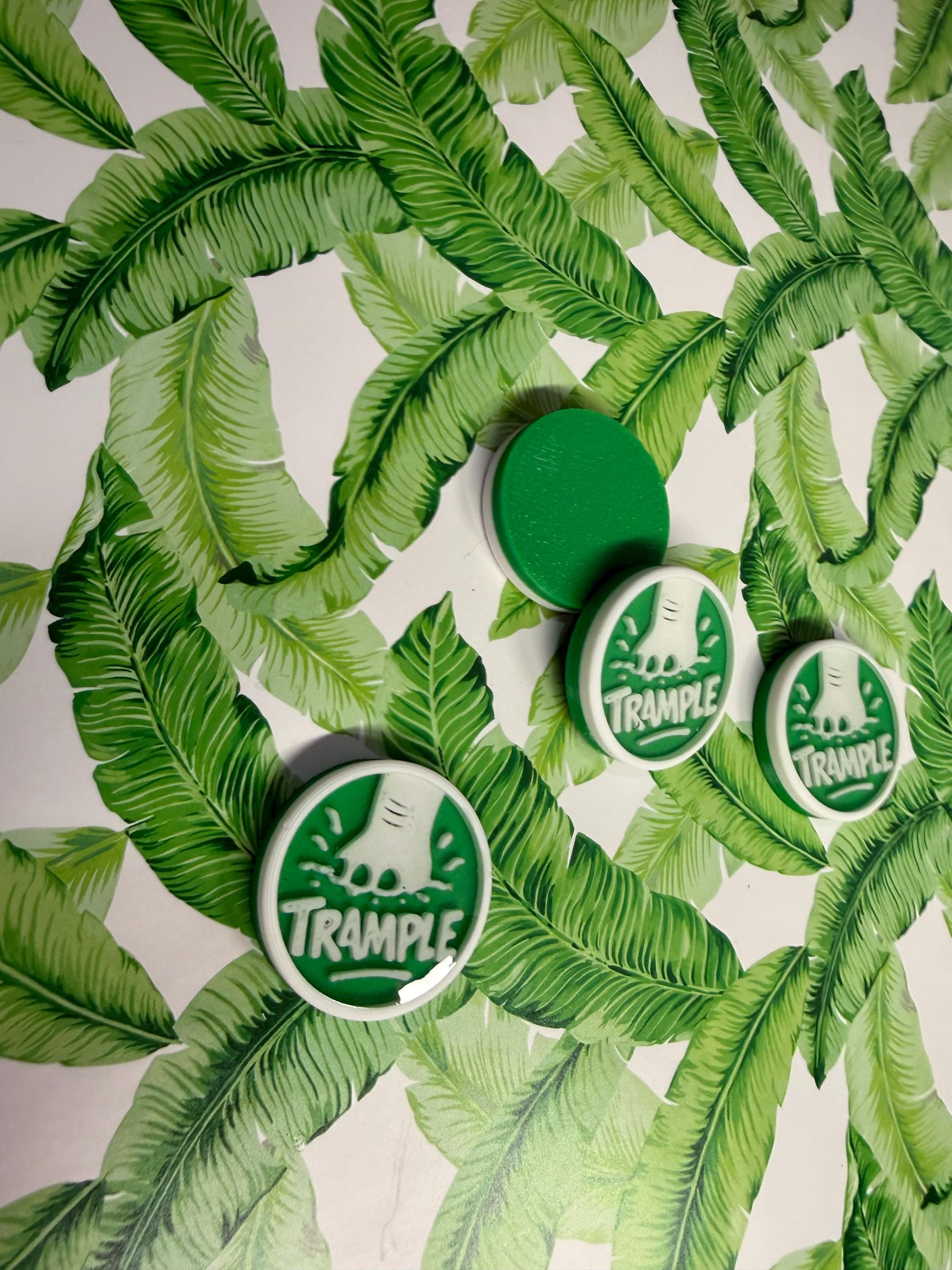 Trample Token Counters for Magic the Gathering | MTG Keyword Tokens | Commander & EDH Accessories