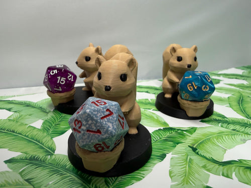 3D Printed Squirrel Dice Holder | MTG Commander EDH Counter