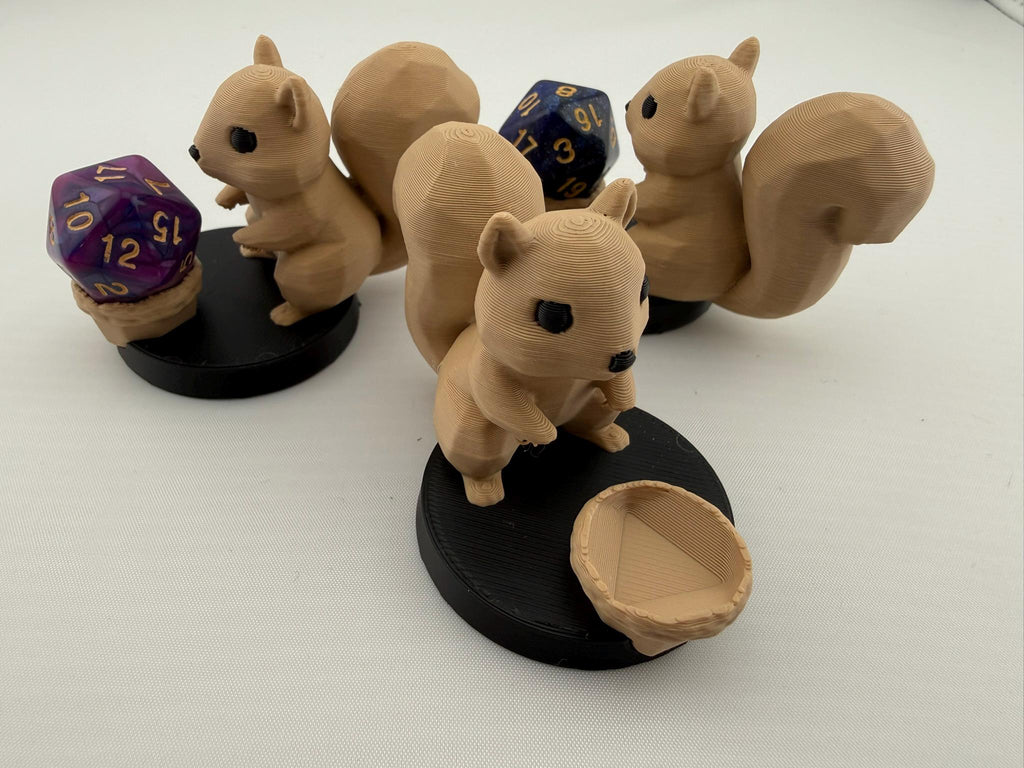 3D Printed Squirrel Dice Holder | MTG Commander EDH Counter