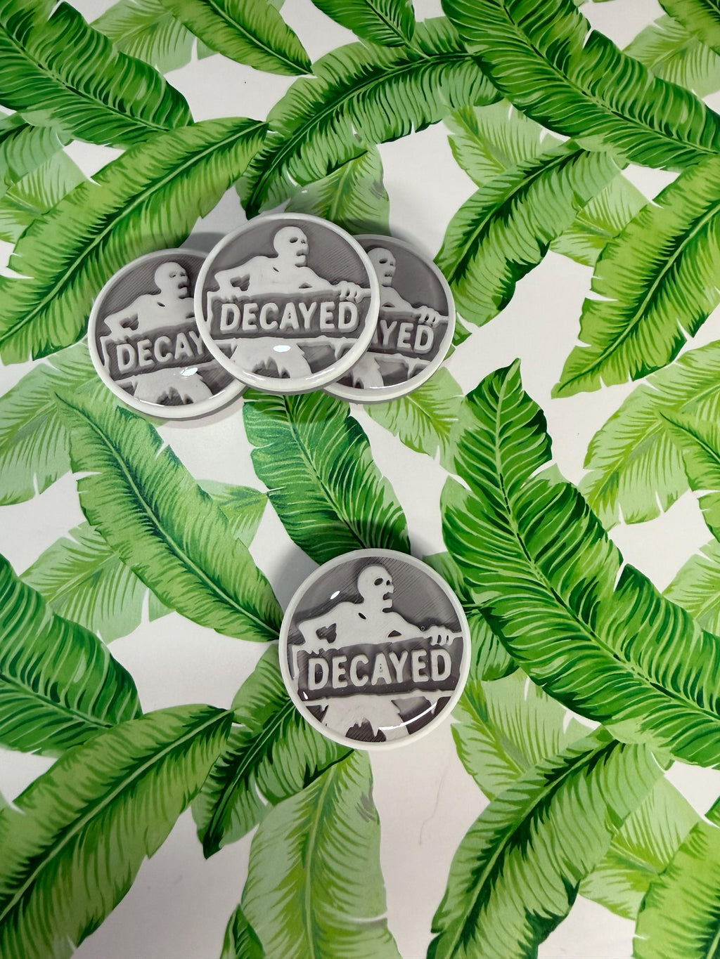 Magic the Gathering Decayed Token | MTG Zombie Ability Counter | Decayed Marker | Commander EDH Tabletop Accessory