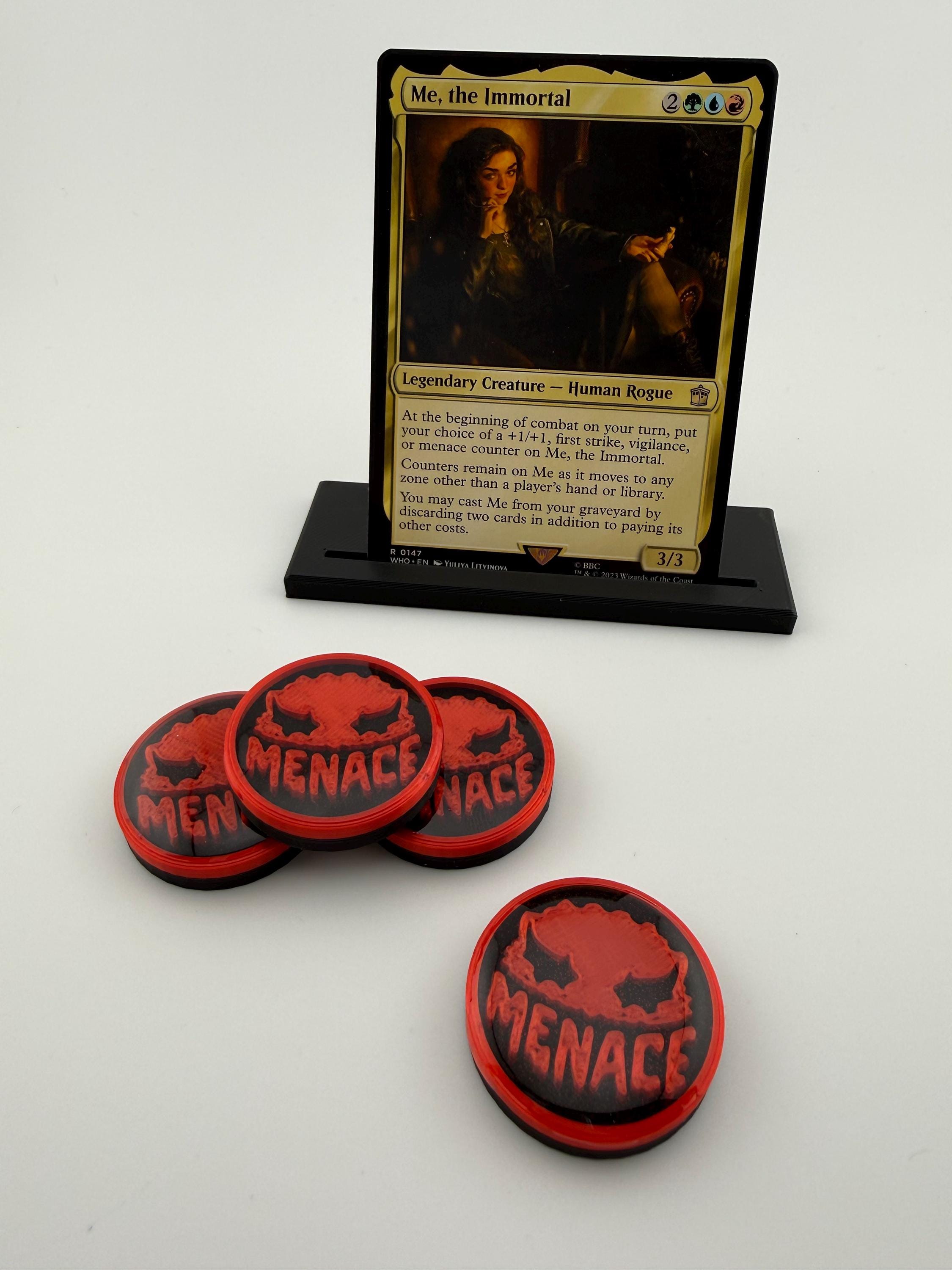 MTG Menace Tokens (Set of 6) | 3D Printed Commander Counters