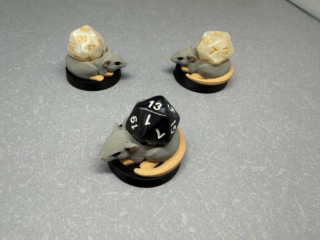 3D Printed Rat Dice Holder | MTG Commander EDH Accessory