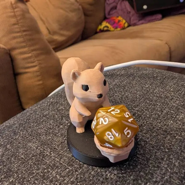 3D Printed Squirrel Dice Holder | MTG Commander EDH Counter