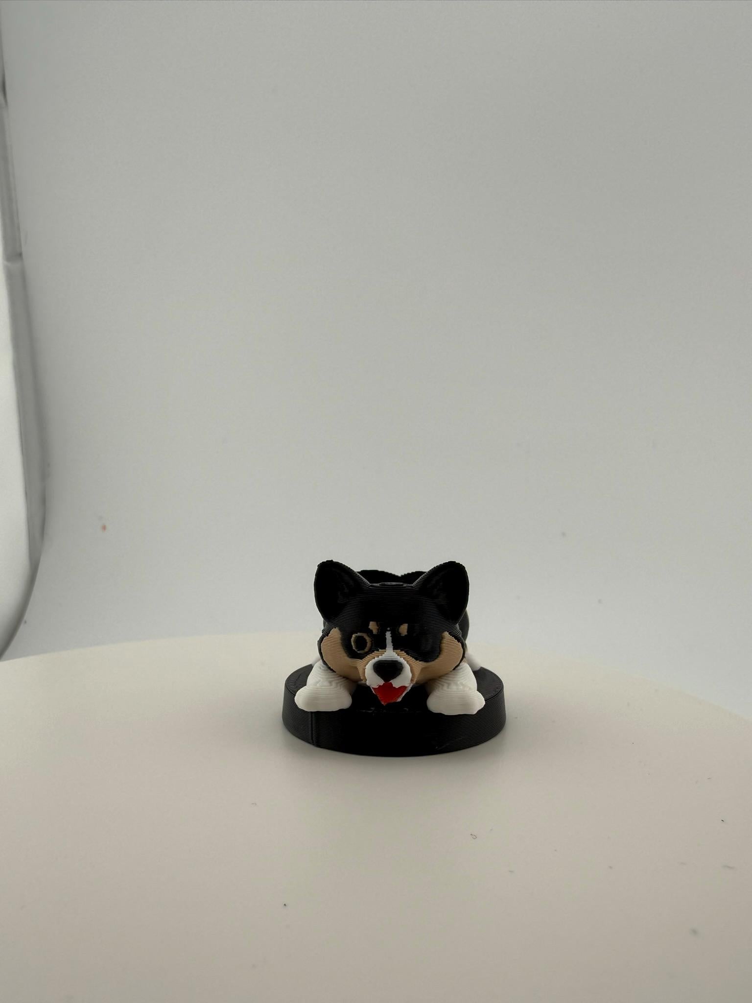 Olive the One-Eyed Corgi D20 Dice Holder