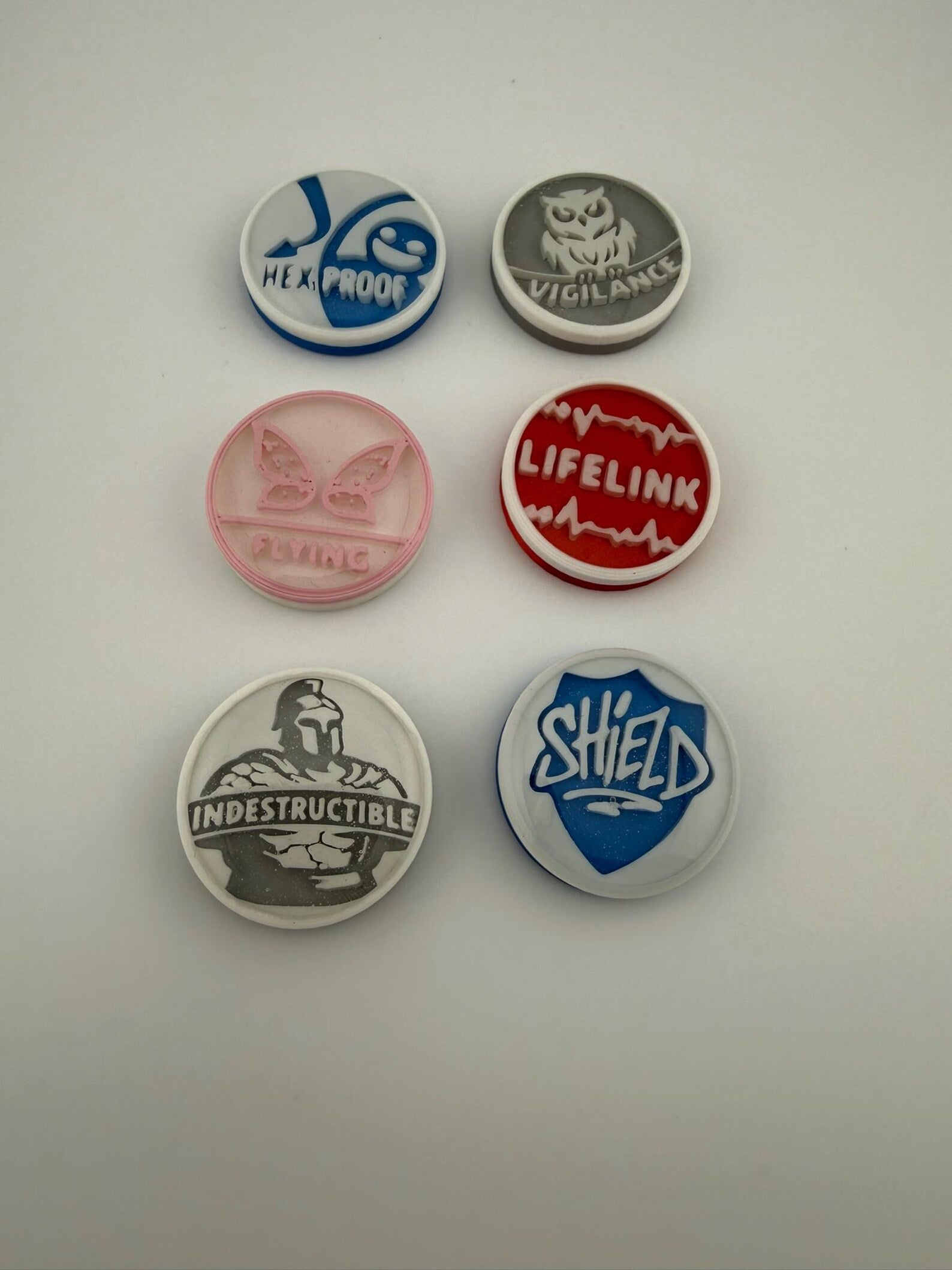 Magic the Gathering Battlefield Resilience Ability Counters – MTG Commander Keyword Counter Set of 6