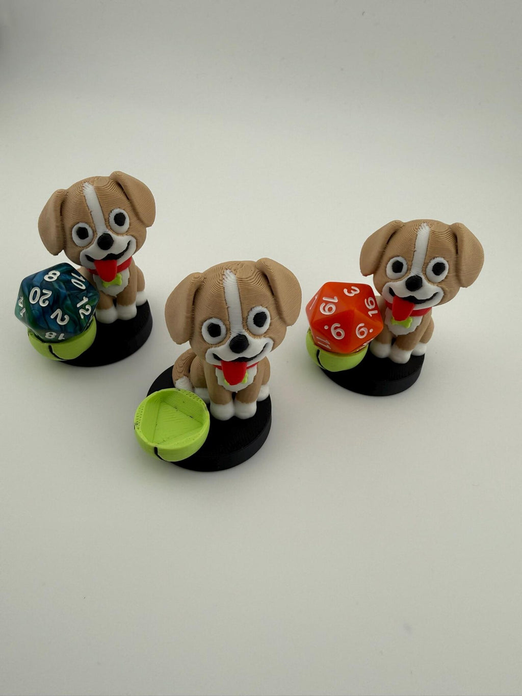 3D Printed DogToken Dice and Display Holder - MTG Commander Accessory