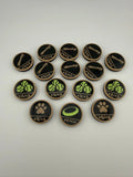 Magic the Gathering Dog +1 +1 and Fetch Counter Tokens | MTG Commander Counters | Custom MTG Accessories