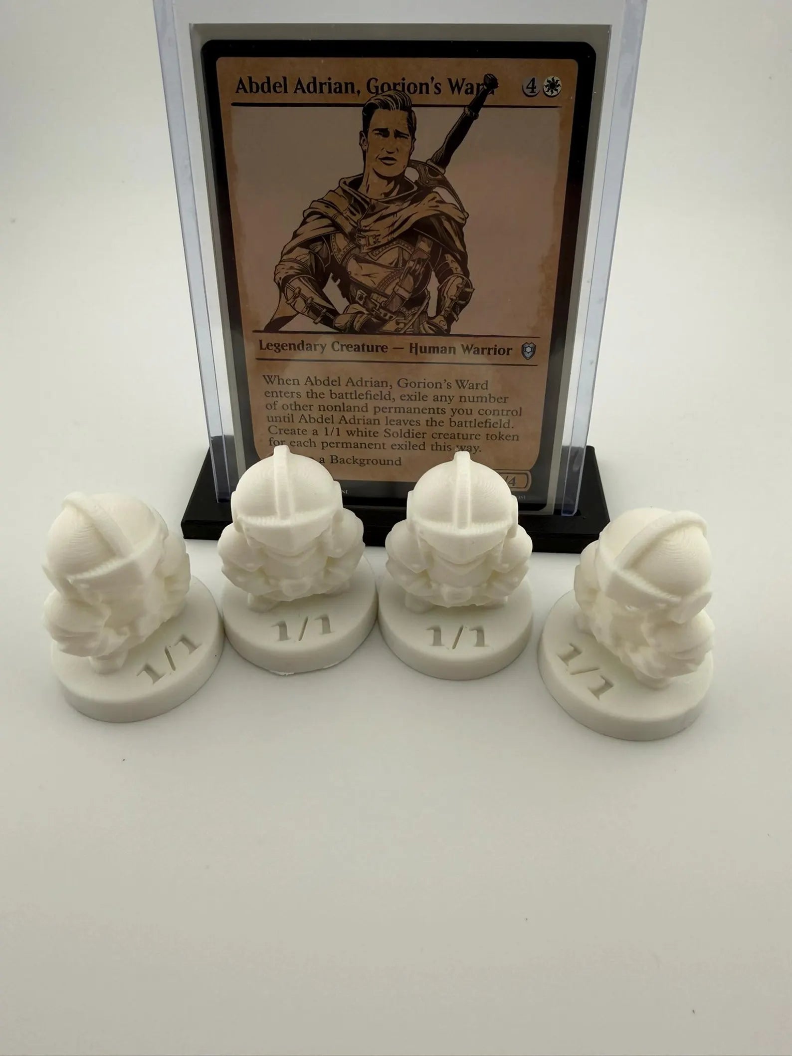 Call the Alarm Soldier Token Pack – 4x 3D Soldier Creature Tokens