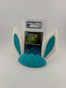 Sylveon Inspired Card Display Stand – 3D Printed Slab Holder (PSA, CGC)