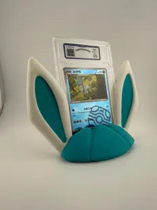 Sylveon Inspired Card Display Stand – 3D Printed Slab Holder (PSA, CGC)