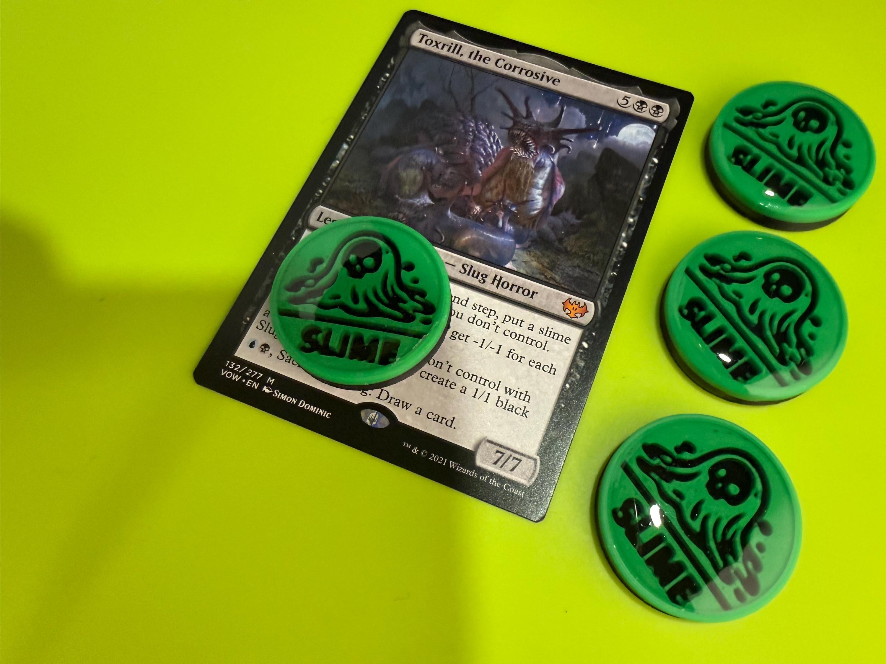 Slime the Board! MTG Slime Tokens – Toxrill the Corrosive Commander Counters