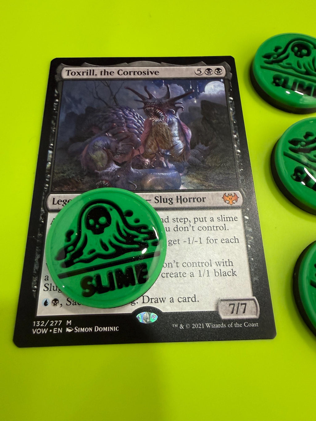 Slime the Board! MTG Slime Tokens – Toxrill the Corrosive Commander Counters