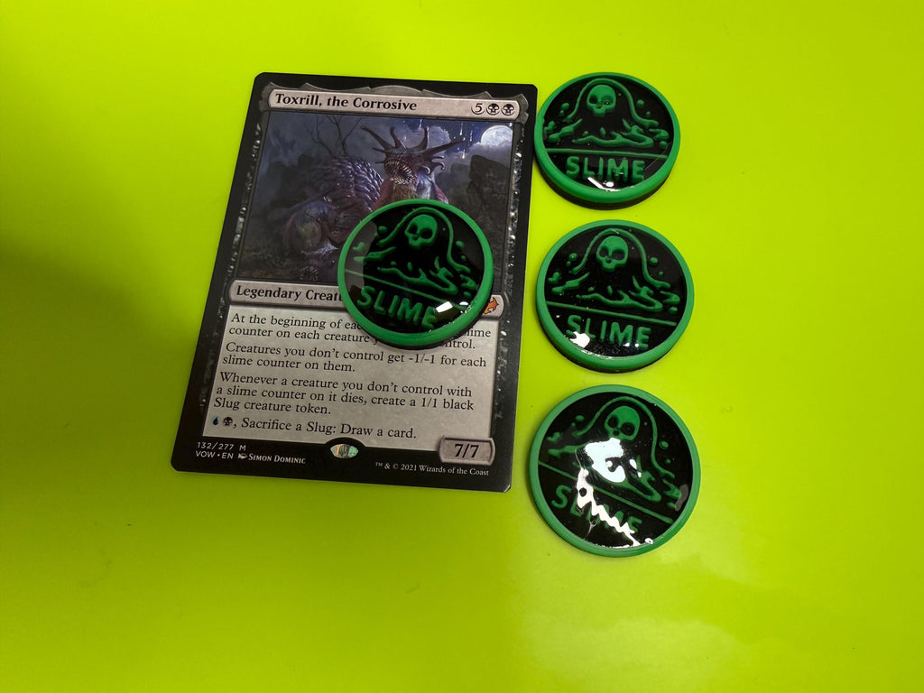 Slime the Board! MTG Slime Tokens – Toxrill the Corrosive Commander Counters