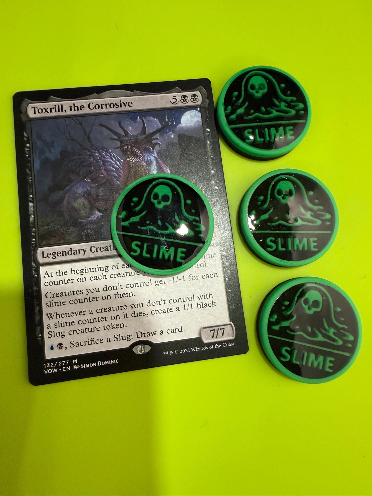 Slime the Board! MTG Slime Tokens – Toxrill the Corrosive Commander Counters