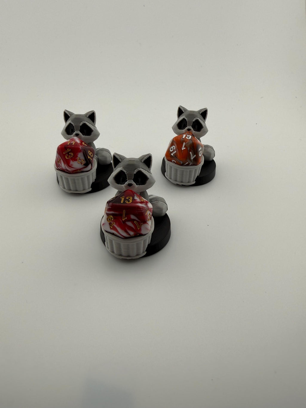 3D Printed Raccoon Dice Holder – Tabletop Gaming Accessory