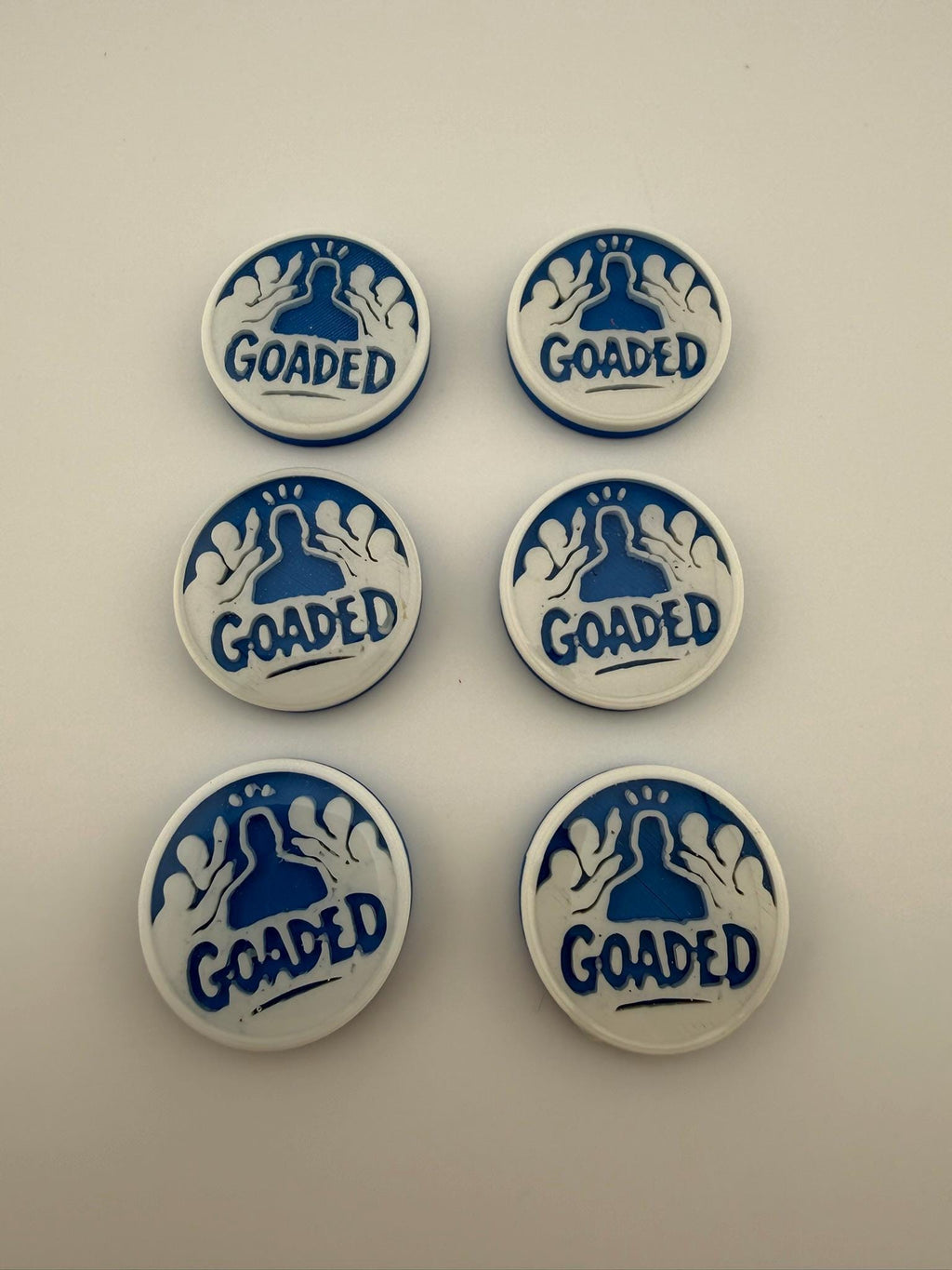 Goaded Counters – Magic the Gathering | MTG Goad Token | Commander / EDH Accessory - Set of 6