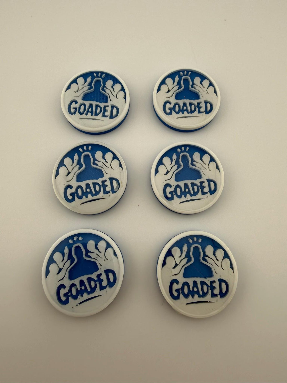 Goaded Counters – Magic the Gathering | MTG Goad Token | Commander / EDH Accessory - Set of 6