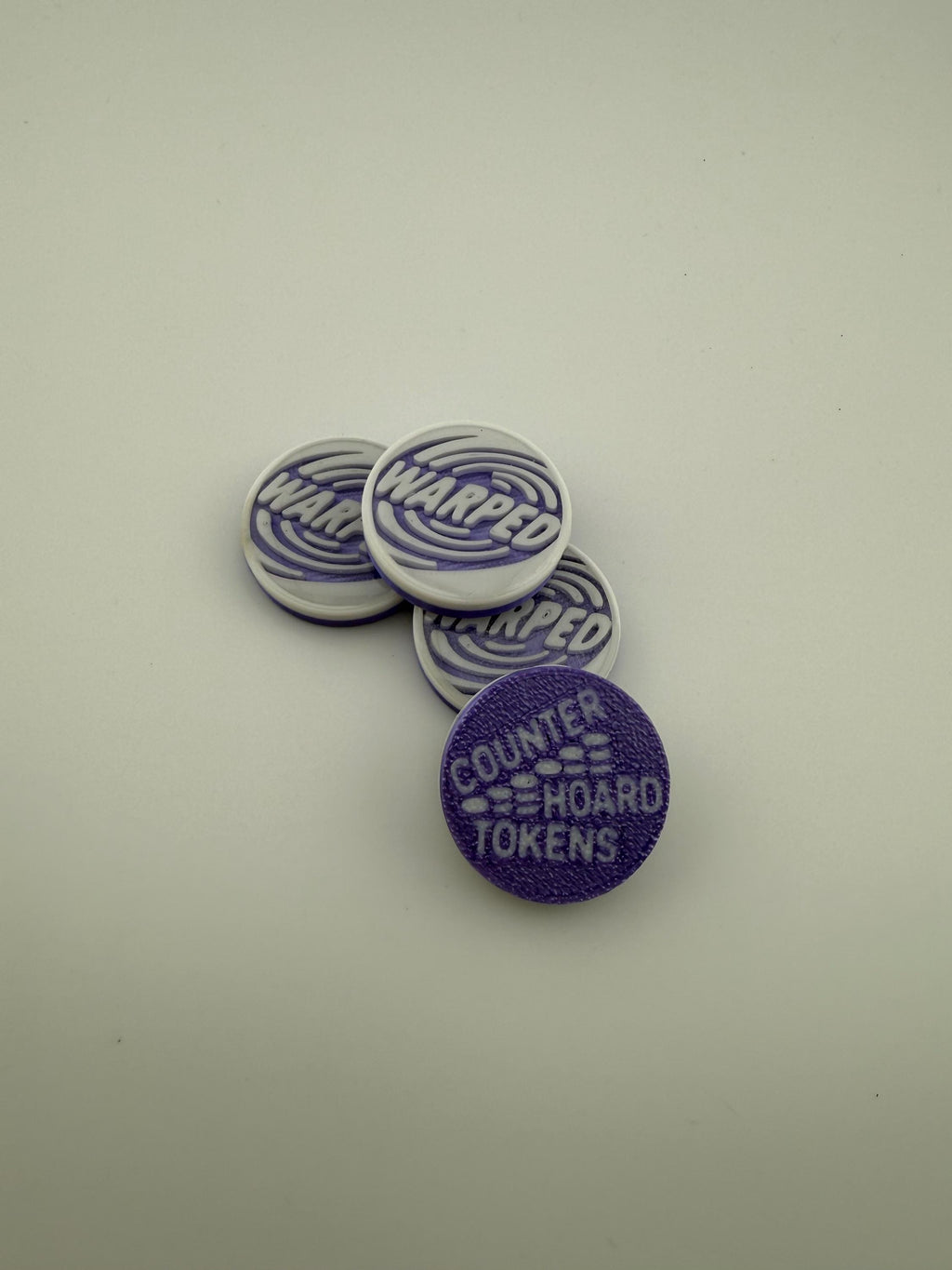 Warped Tokens for Magic The Gathering | MTG Commander Counters, Set of 4