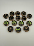 Magic the Gathering Dog +1 +1 and Fetch Counter Tokens | MTG Commander Counters | Custom MTG Accessories