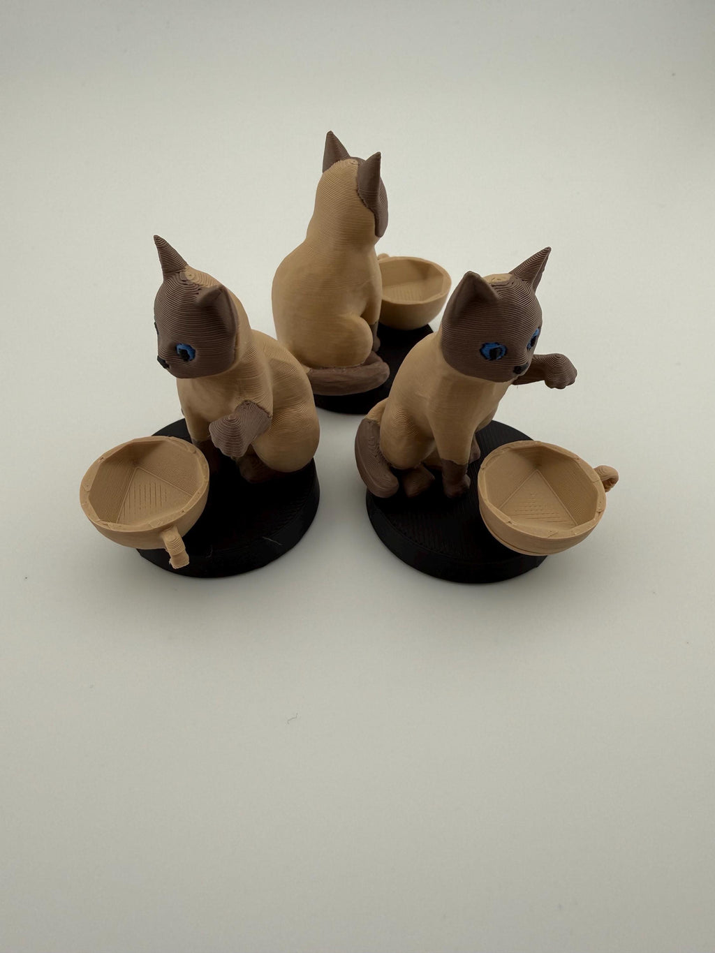 3D Printed Cat Token Dice and Display Holder - MTG Commander Accessory
