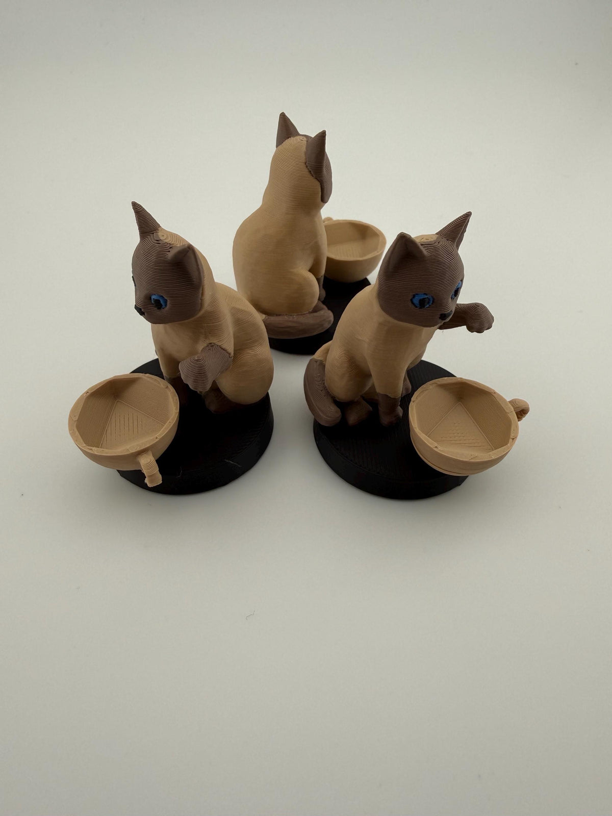 3D Printed Cat Token Dice and Display Holder - MTG Commander Accessory