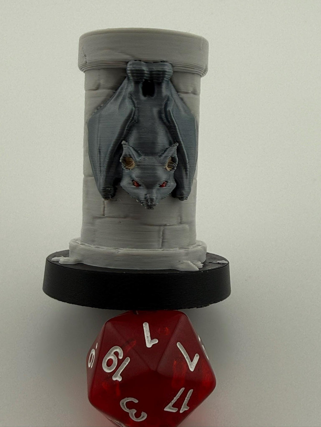 3D Printed Bat Token Dice and Display Holder - MTG Commander Accessory