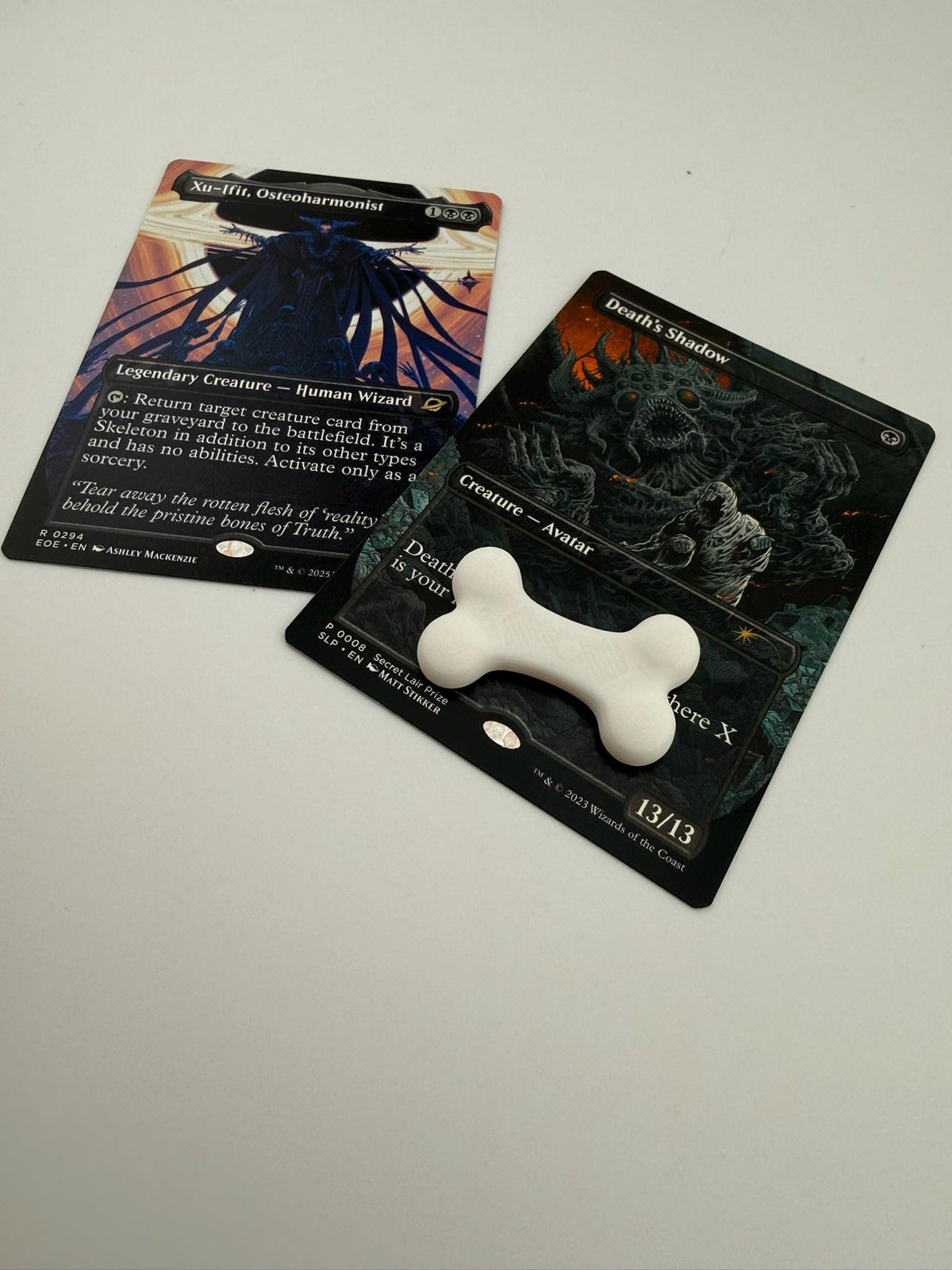 Skeleton Token | Bone-Shaped Counter, Commander EDH Accessory (Set of 10)