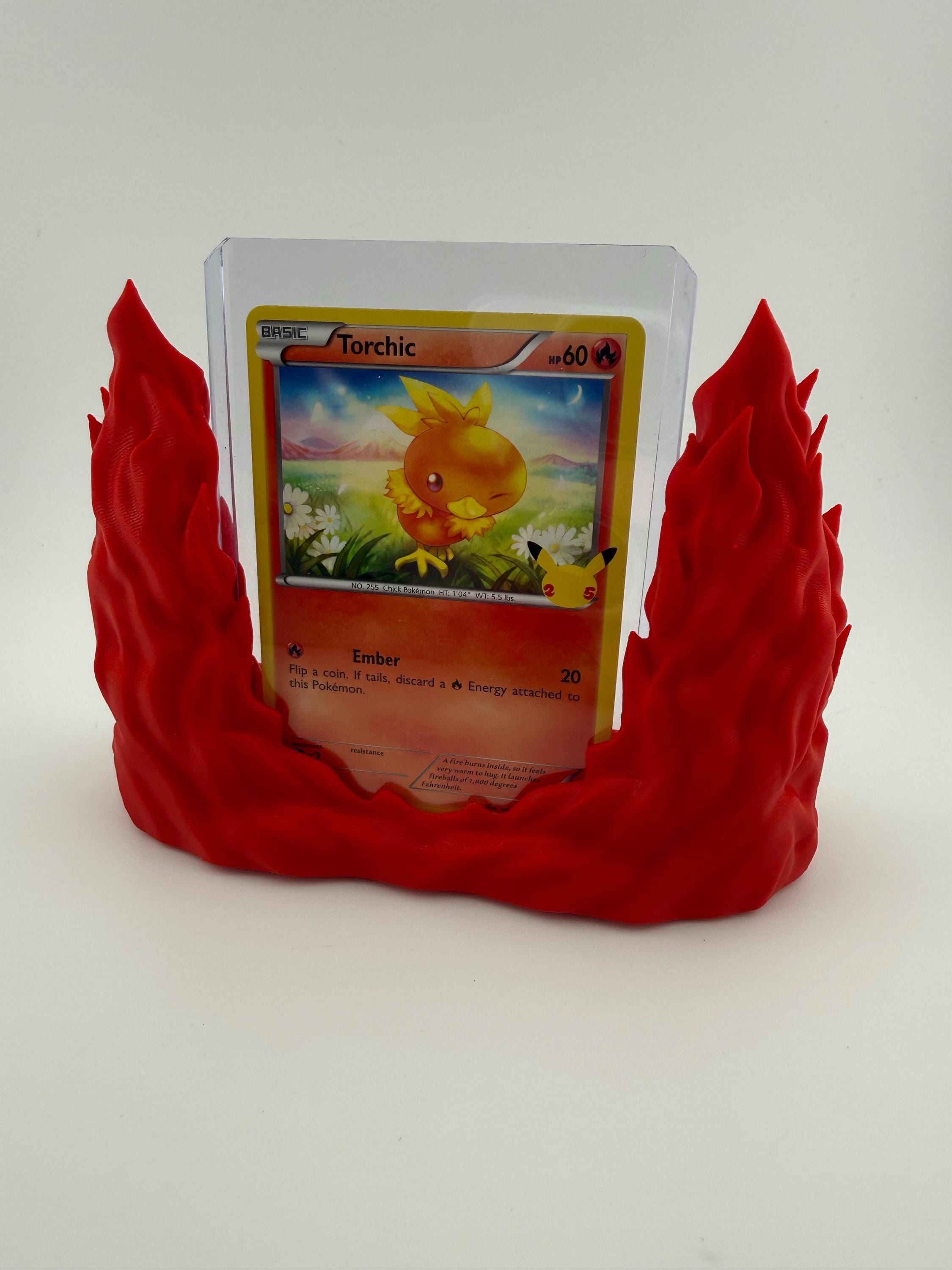 FireType / FlameThemed TCG Card Stand for Slabs & Toploaders