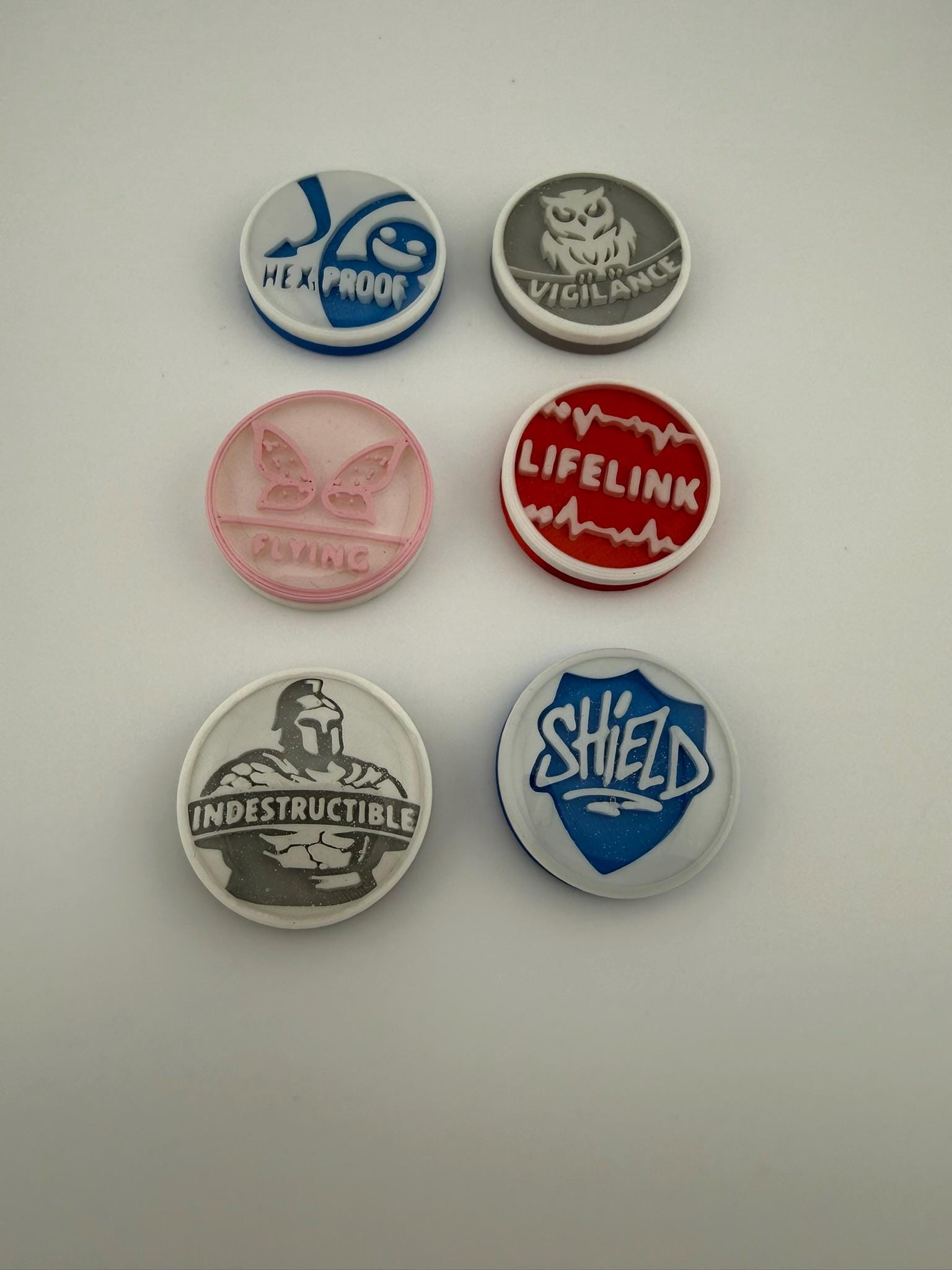 Magic the Gathering Battlefield Resilience Ability Counters – MTG Commander Keyword Counter Set of 6
