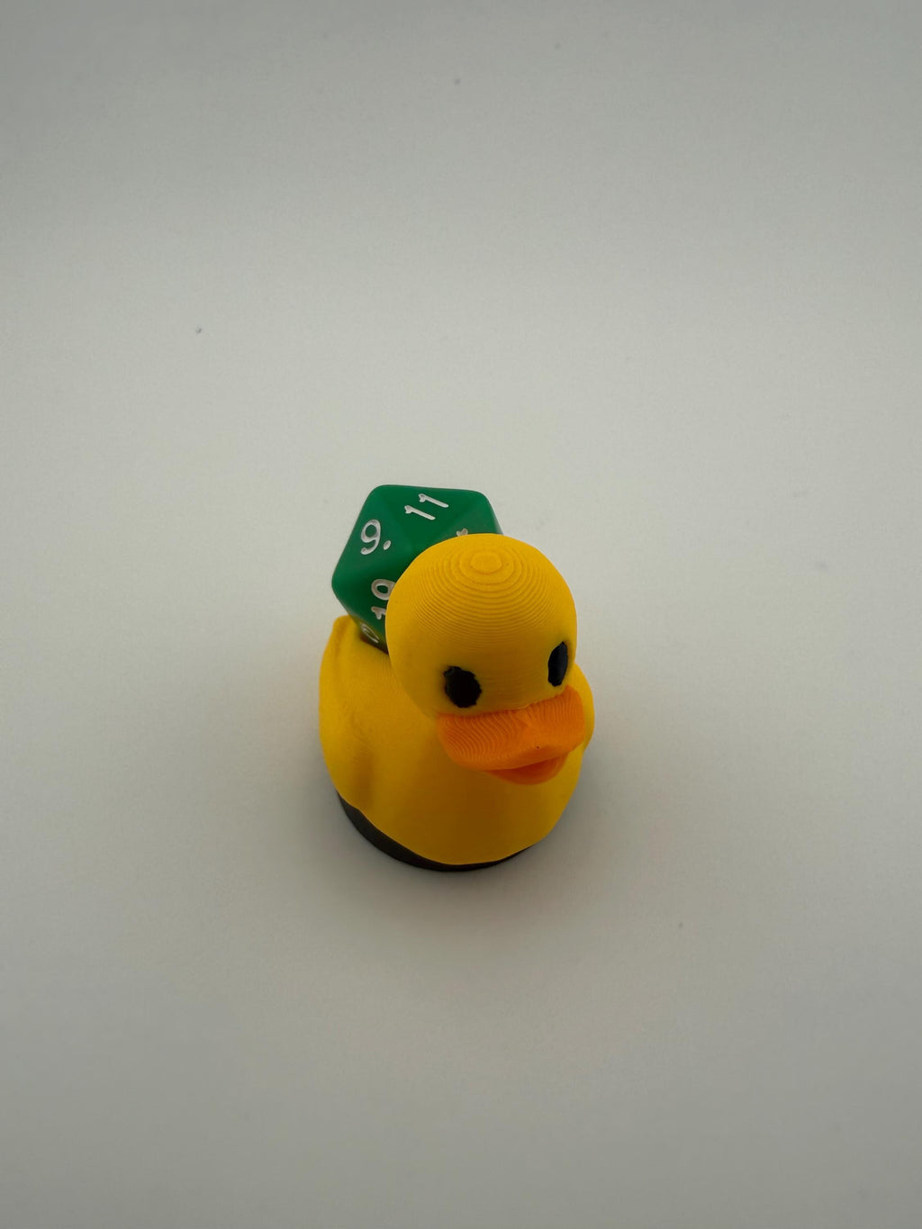 3D Printed Duck Dice Holder for D20 | Tabletop Gaming Accessory Companion