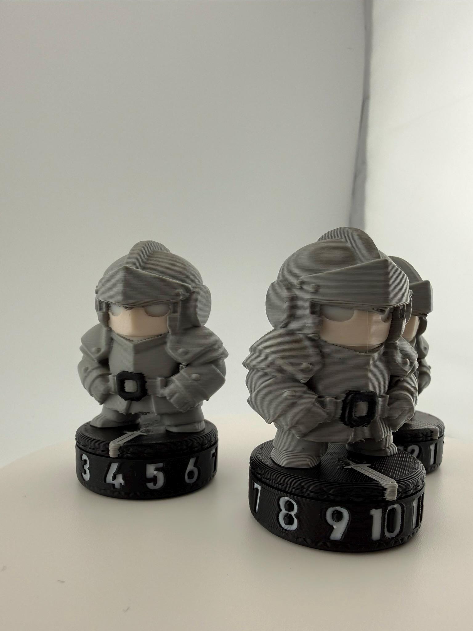 Soldier Themed MTG Life or Token Tracker (0-99)