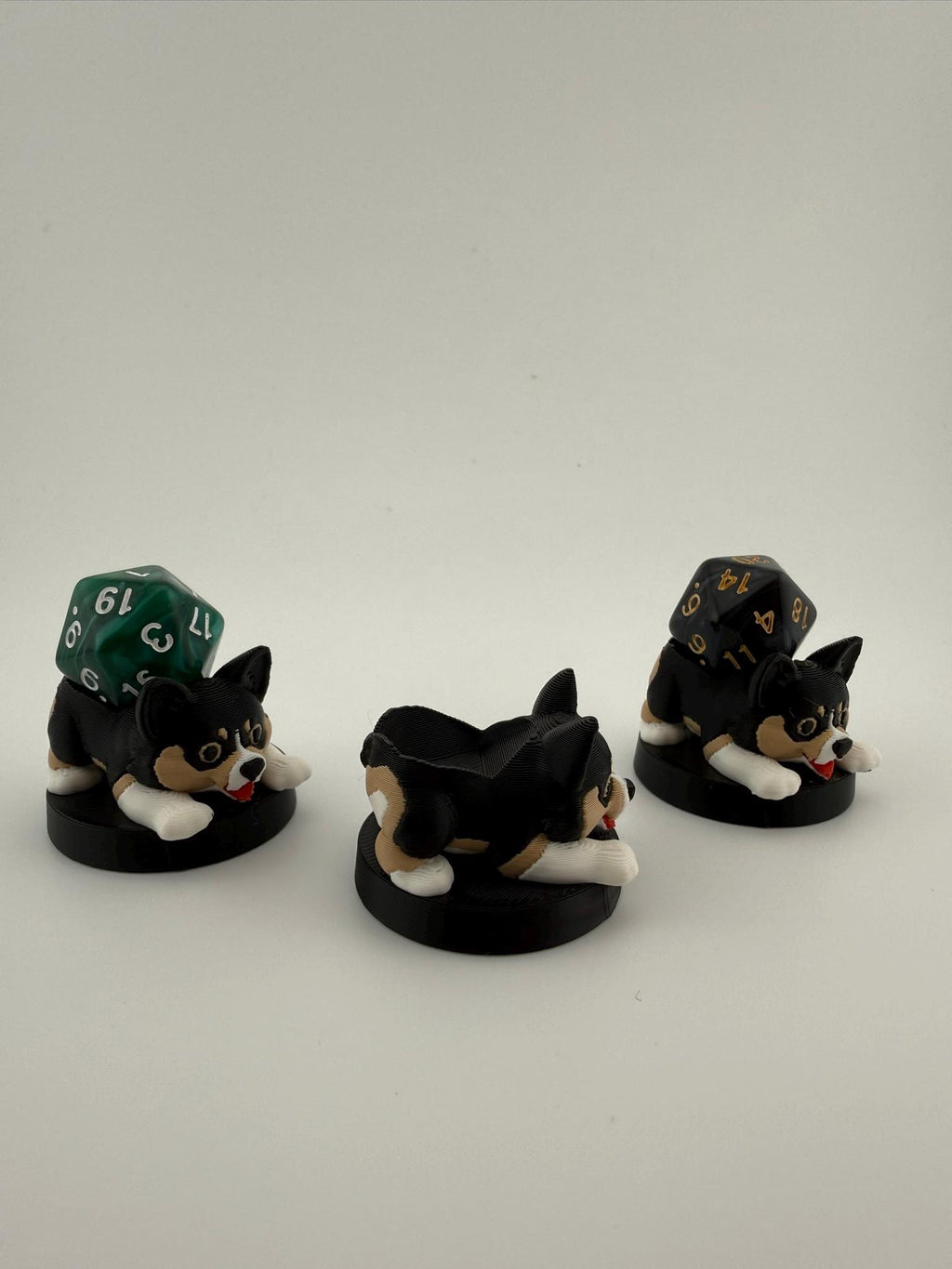 3D Printed Dog Token Dice and Display Holder - MTG Commander Accessory