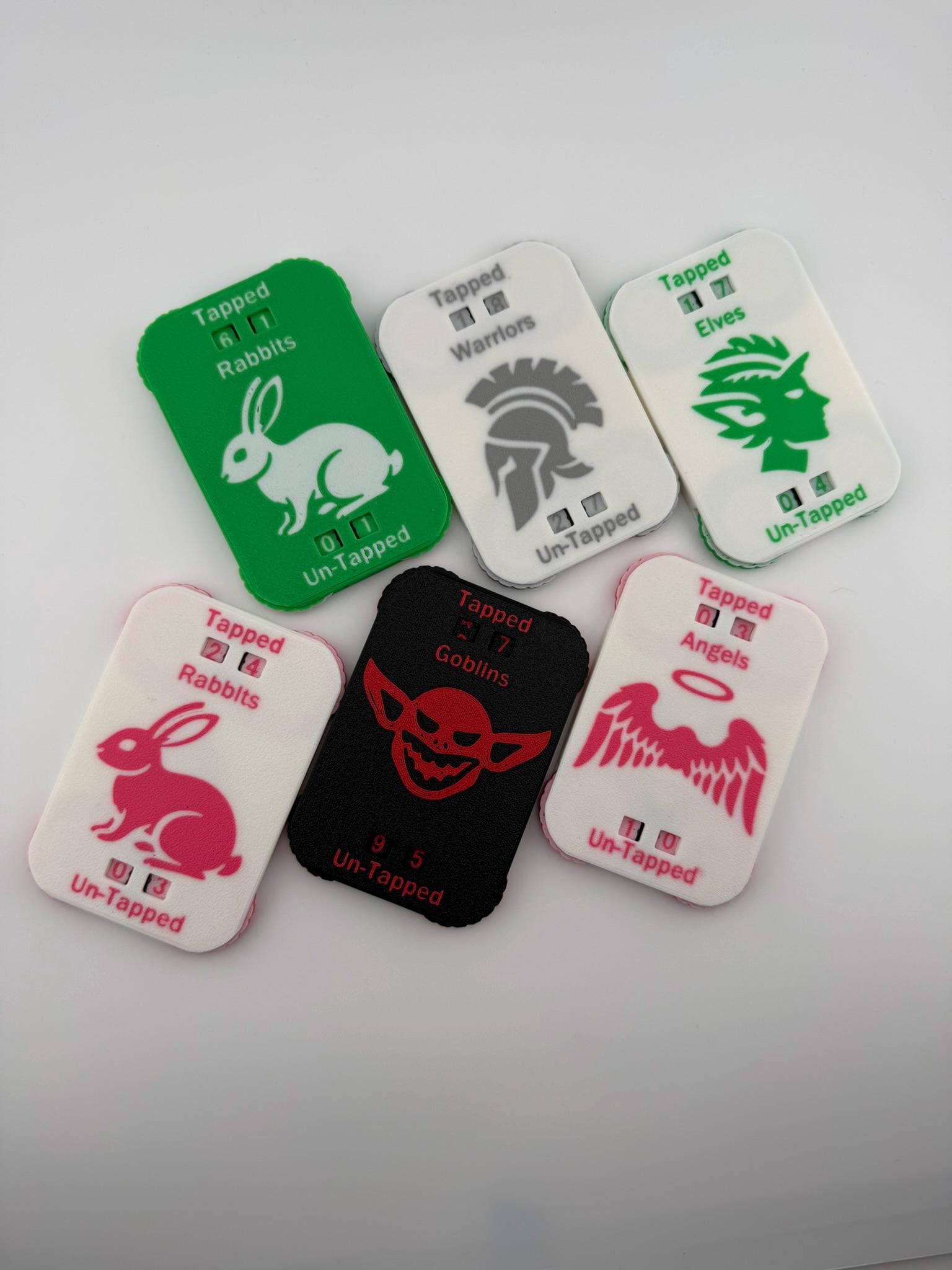 Creature Token Tracker  Card Sized Dial Counter for TCG Games (NFC Tap)