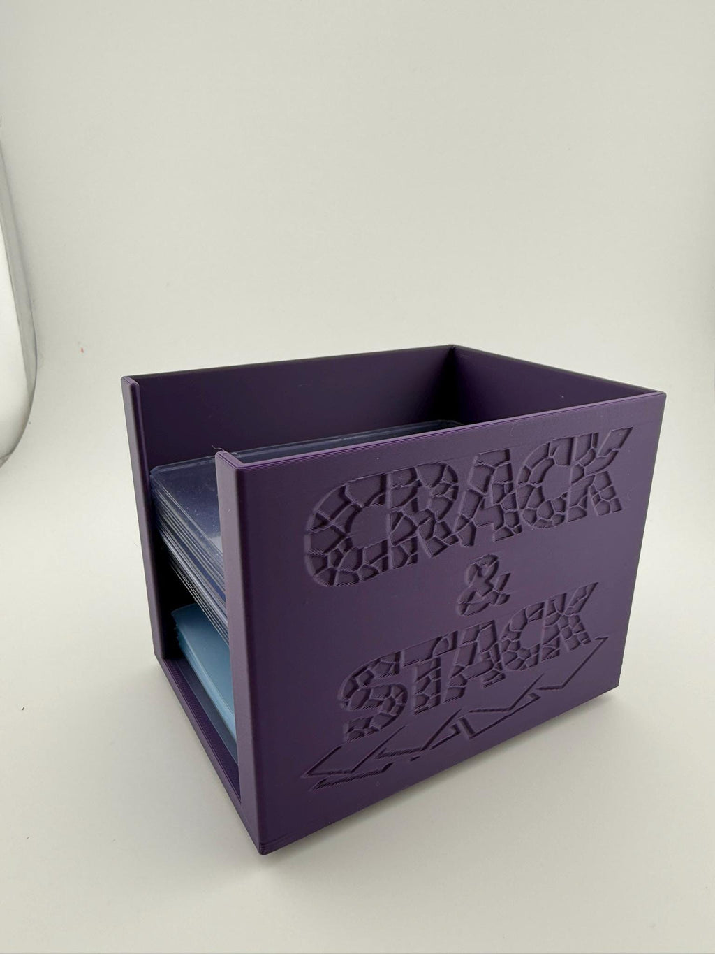 Crack & Stack  AntiSkid Card Sleeve and Toploader Holder for Sports Cards | Graded Card Organizer