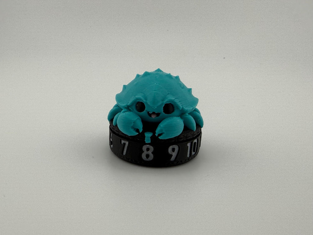 Crab Point Counter | Dial Counter | Tabletop Gaming Accessory | TCG Health Tracker