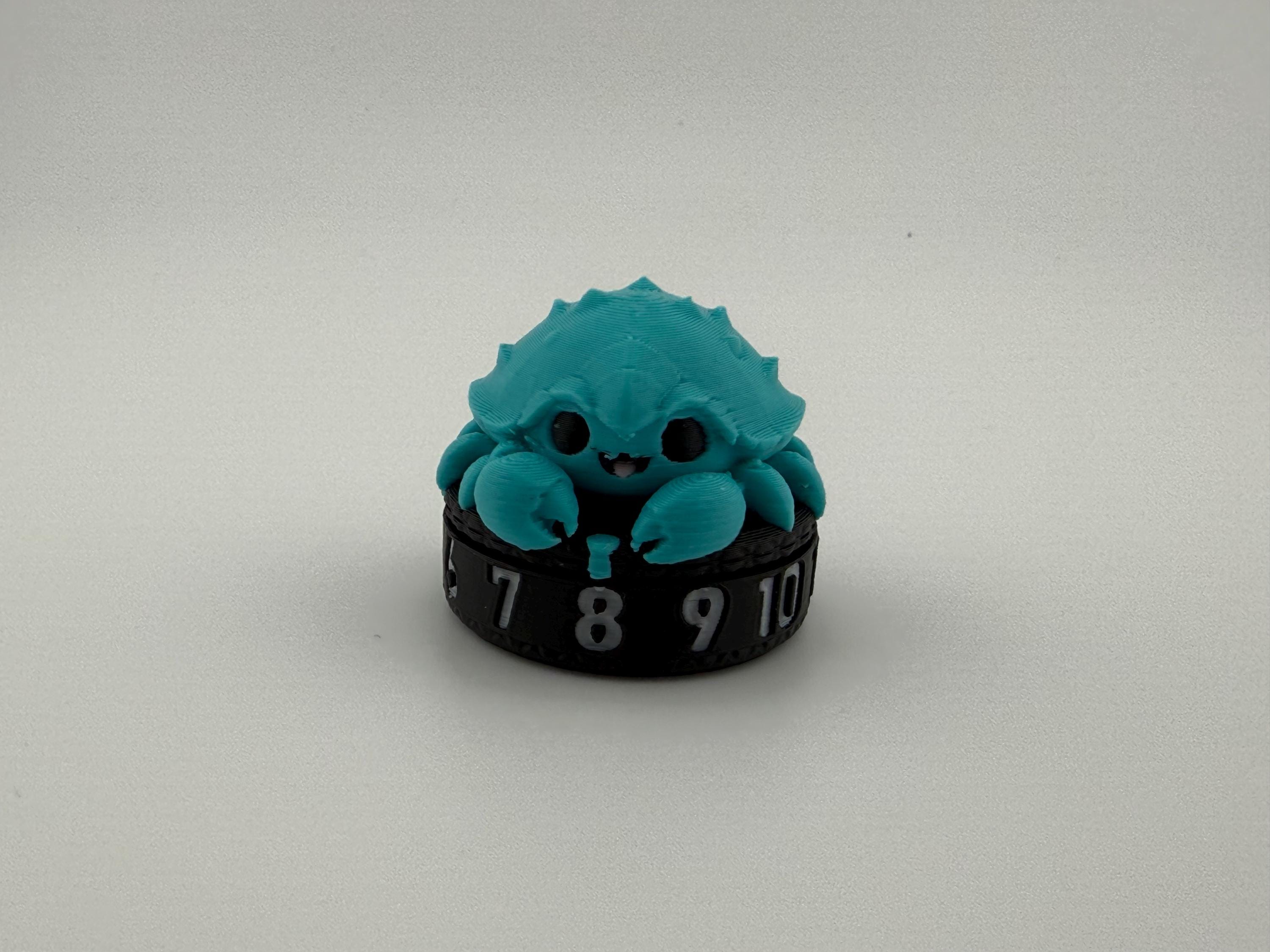 Crab Point Counter | Dial Counter | Tabletop Gaming Accessory | TCG Health Tracker