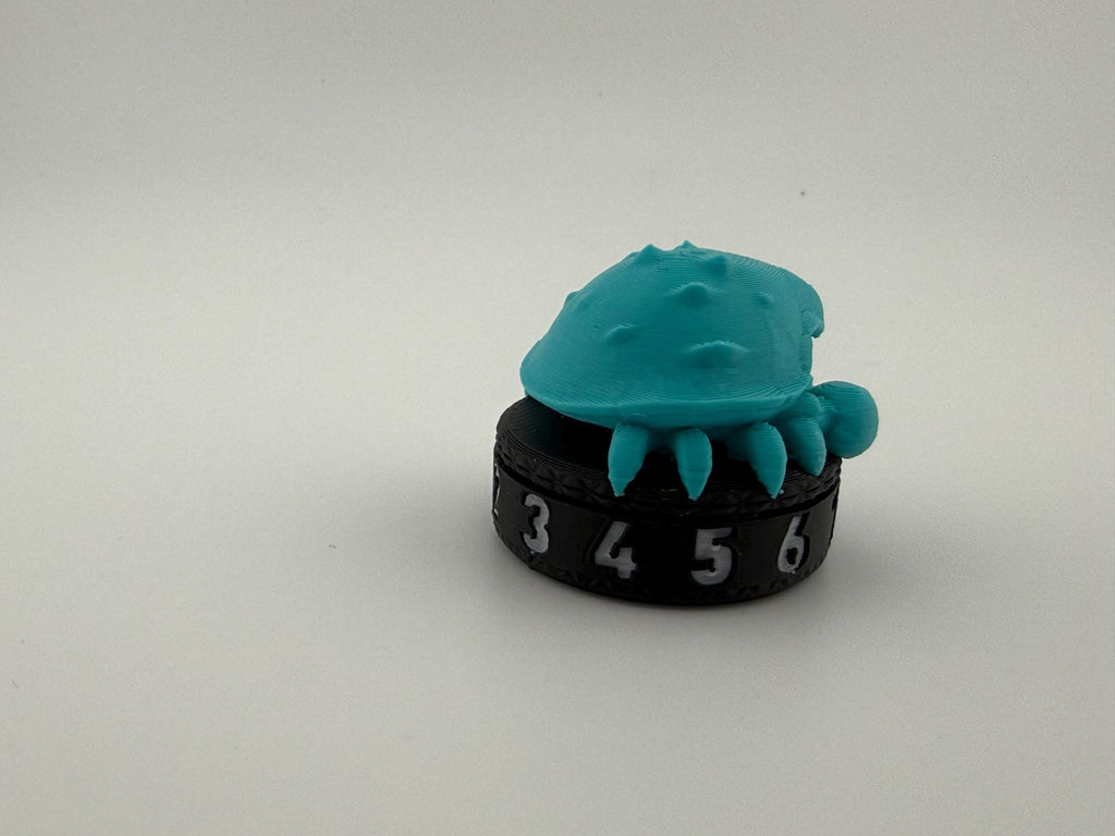 Crab Point Counter | Dial Counter | Tabletop Gaming Accessory | TCG Health Tracker