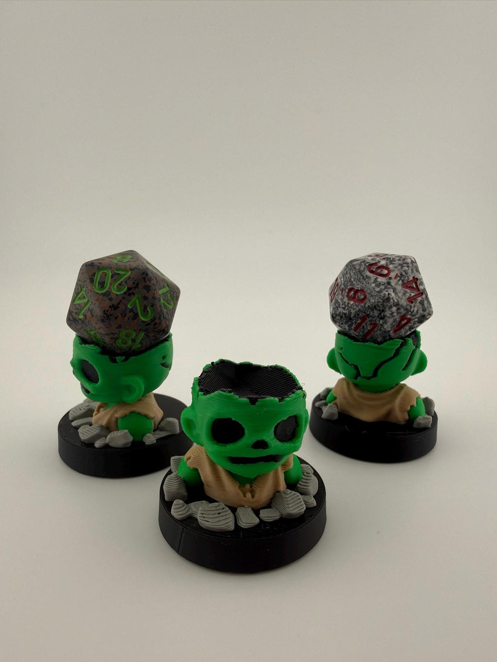 3D Printed Zombie Dice Holder | Zombie Token | MTG Commander EDH Accessory