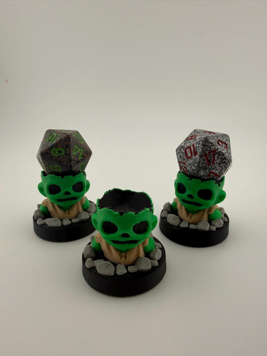 3D Printed Zombie Dice Holder | Zombie Token | MTG Commander EDH Accessory