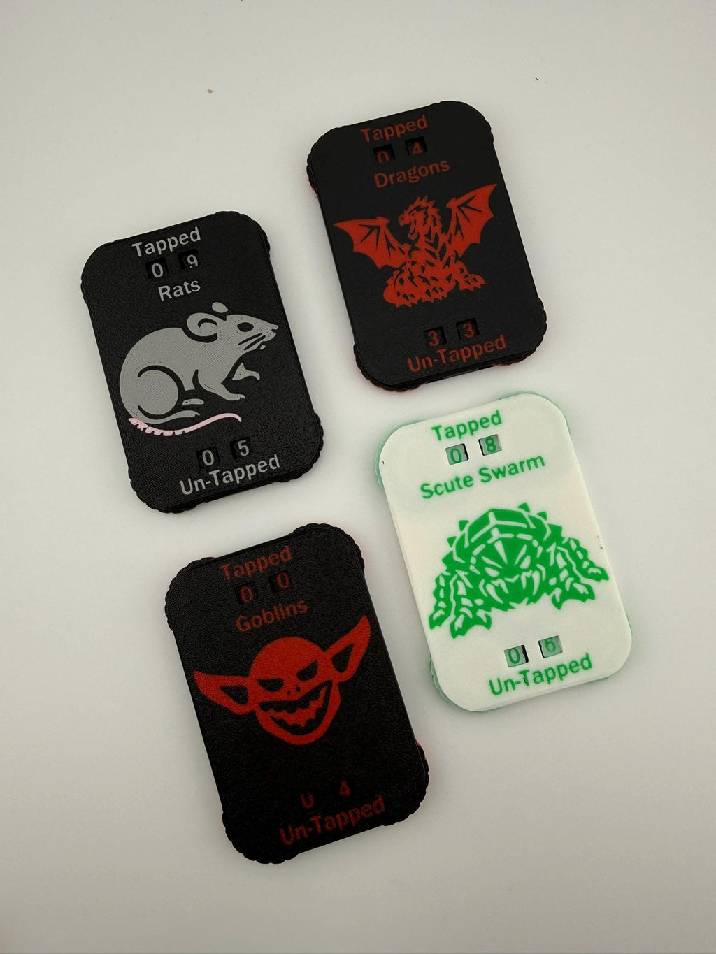 Creature Token Tracker – Card Sized Dial Counter for TCG Games (NFC Tap)