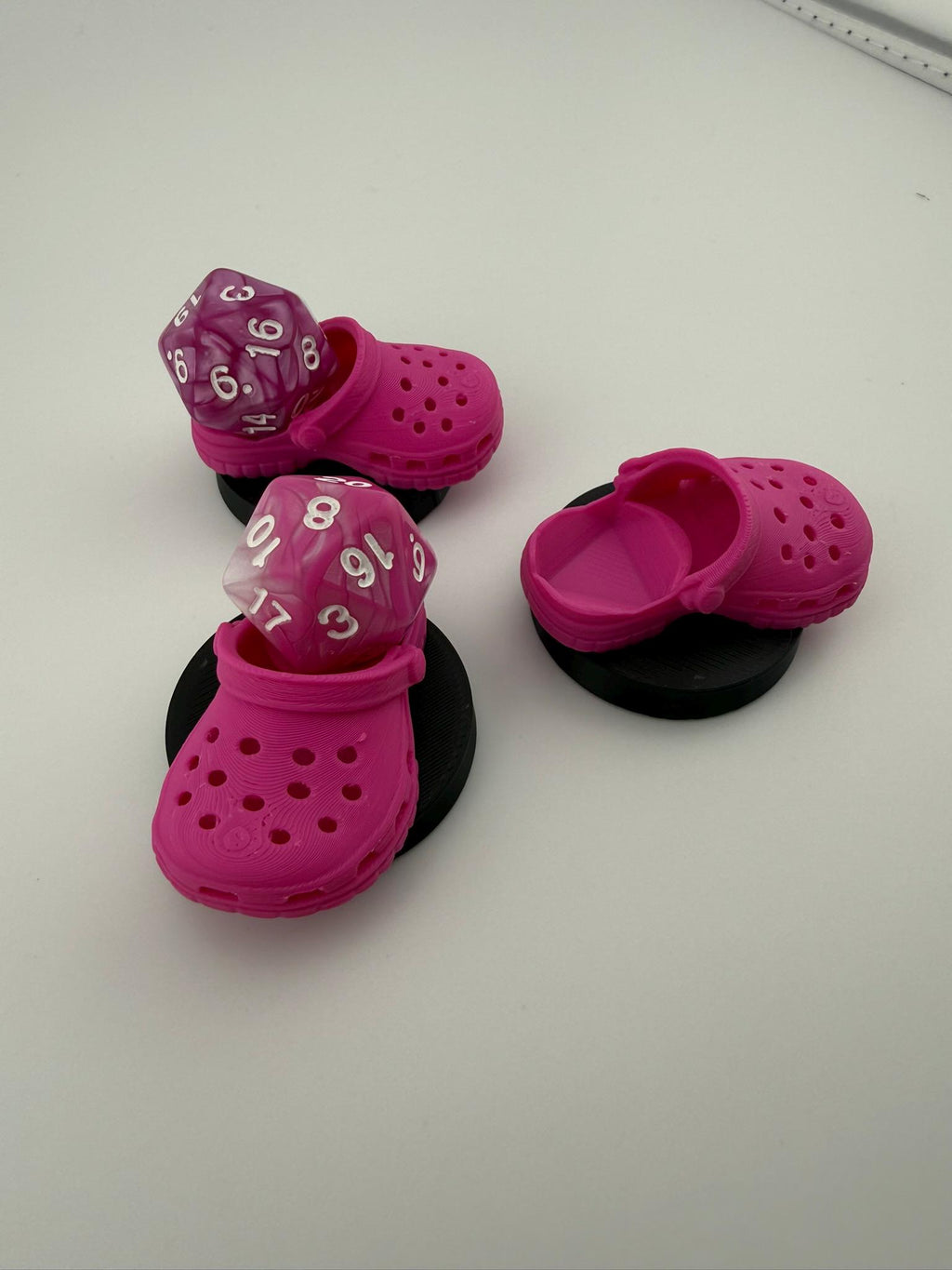 Carl's Critical Croc - Dice Holder Shoe display for Tabletop Gamers