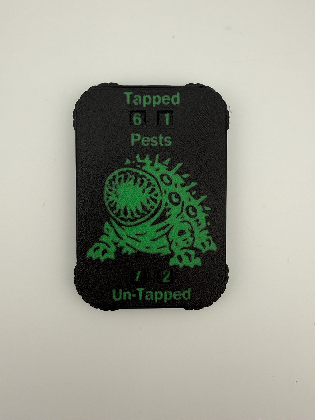 Creature Token Tracker – Card Sized Dial Counter for TCG Games (NFC Tap)