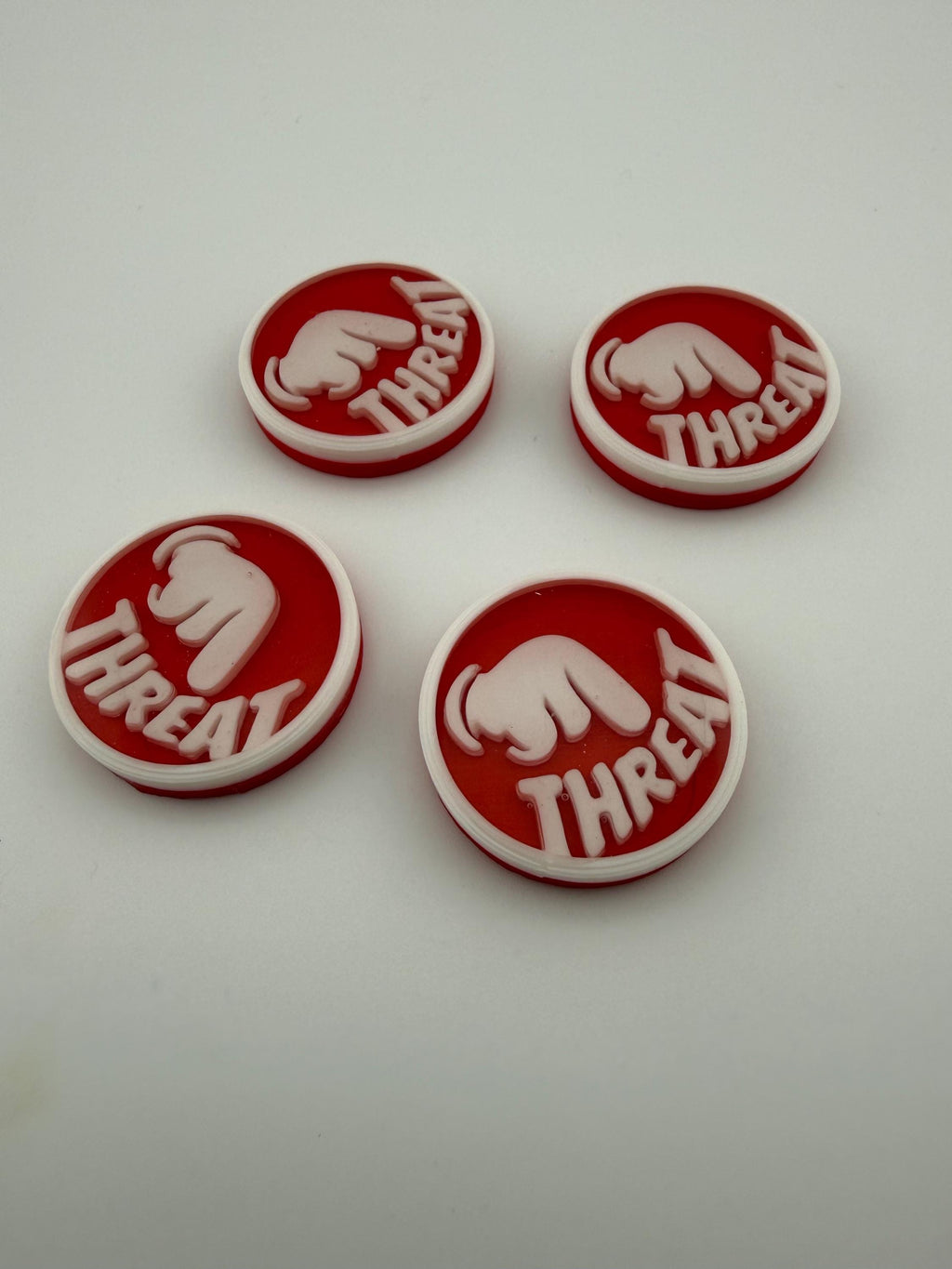 Threat Counters – Magic the Gathering | MTG Commander / EDH Accessory - Set of 4