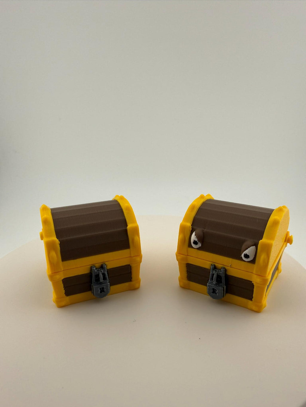 3D Printed Mimic Dice Holder – D&D RPG Treasure Chest, Two Styles Available