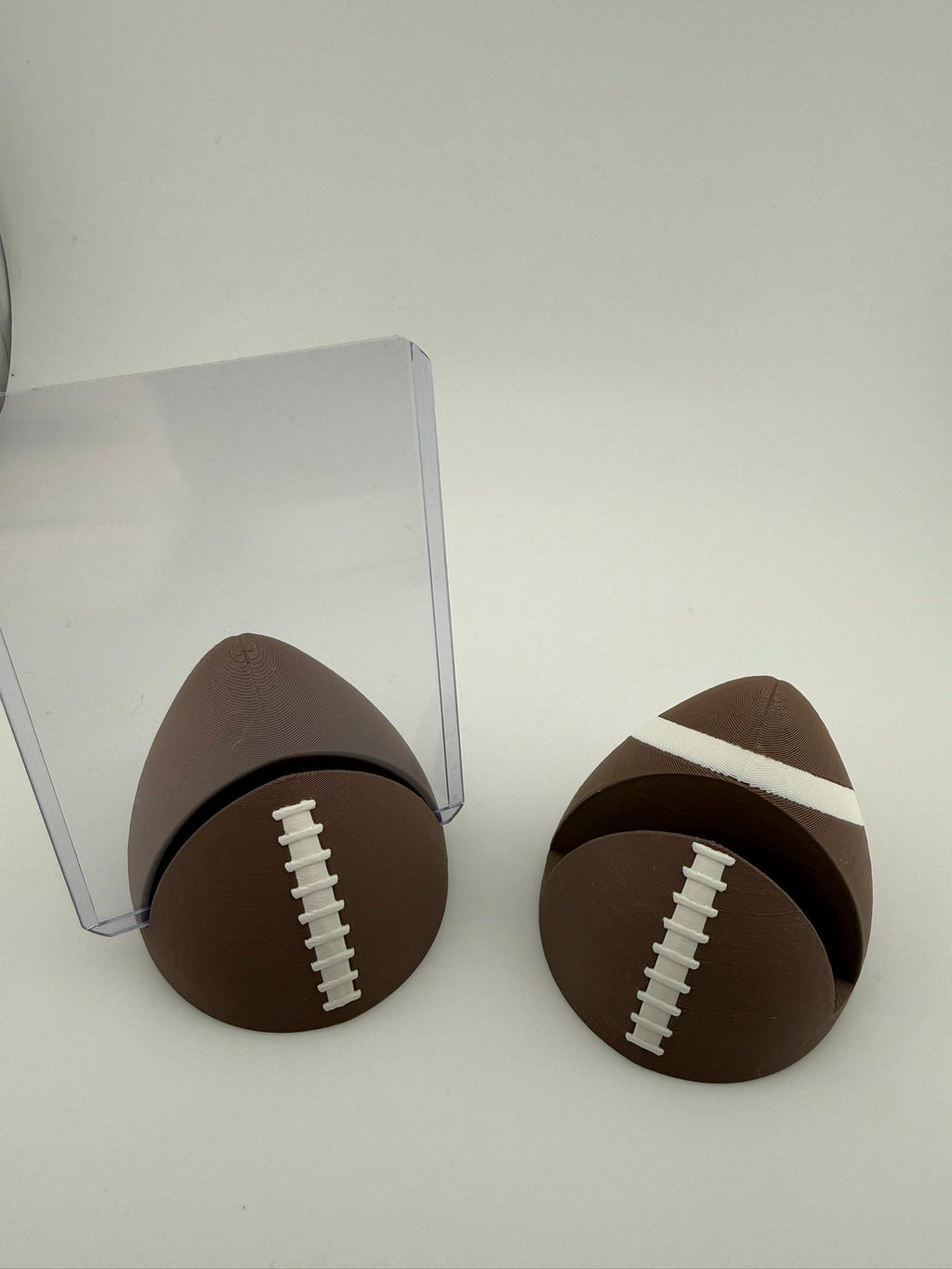 3D Printed Football Card Display Stand – Graded Slab Holder (PSA, BGS, CGC) Top Loaders
