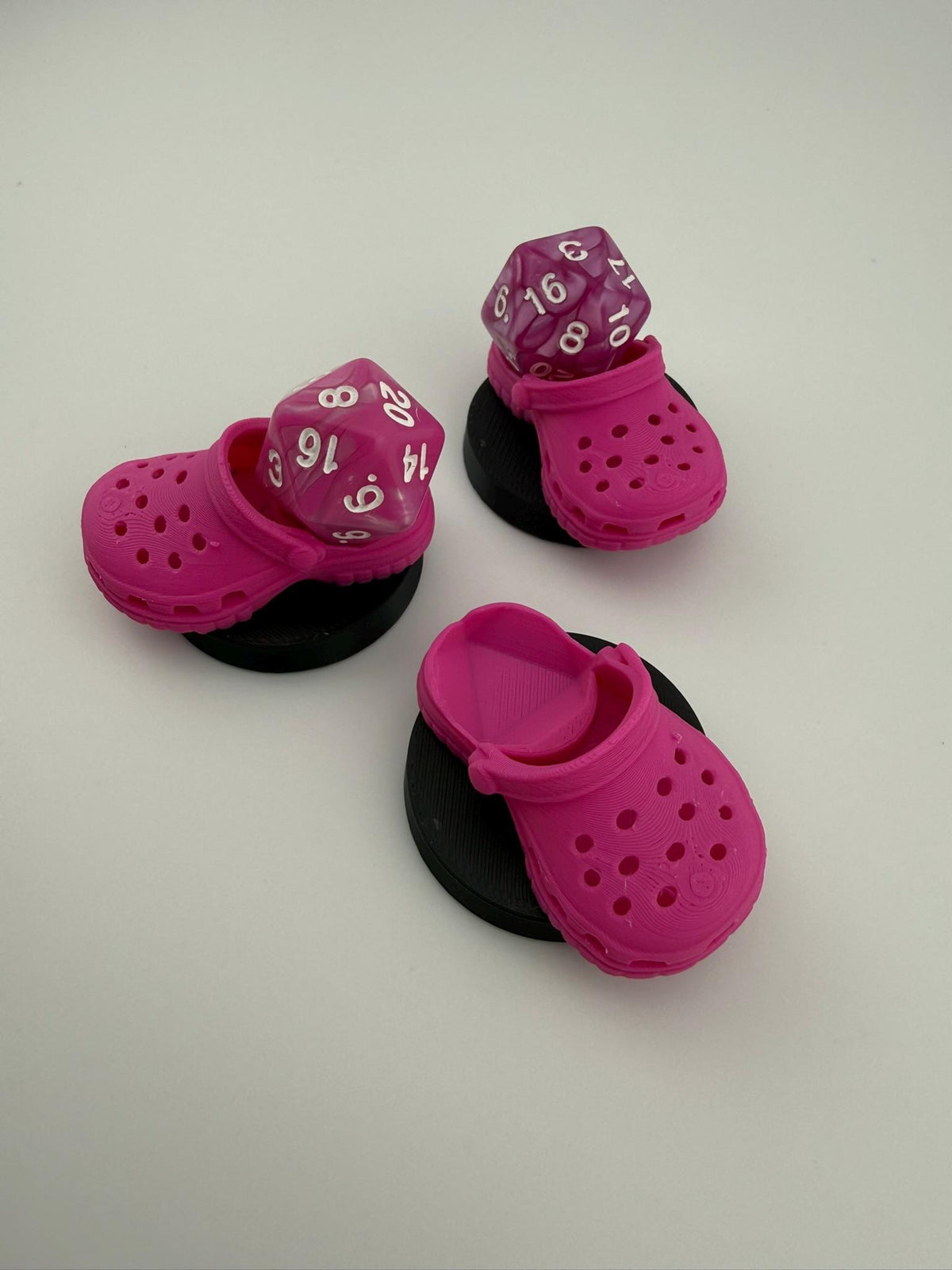 Carl's Critical Croc - Dice Holder Shoe display for Tabletop Gamers