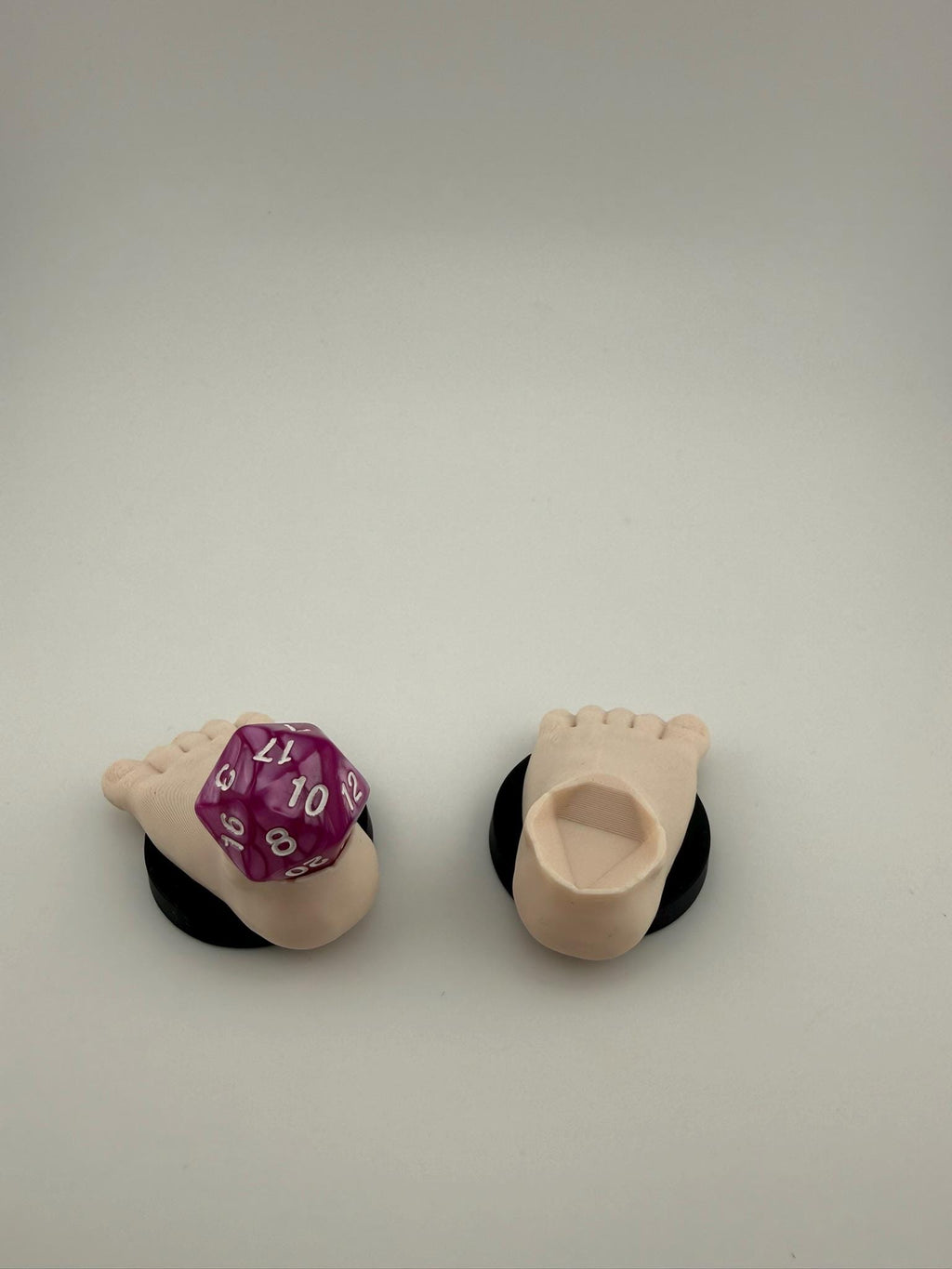 Dungeon Crawler Carl‑Inspired “Foot” Dice Holder