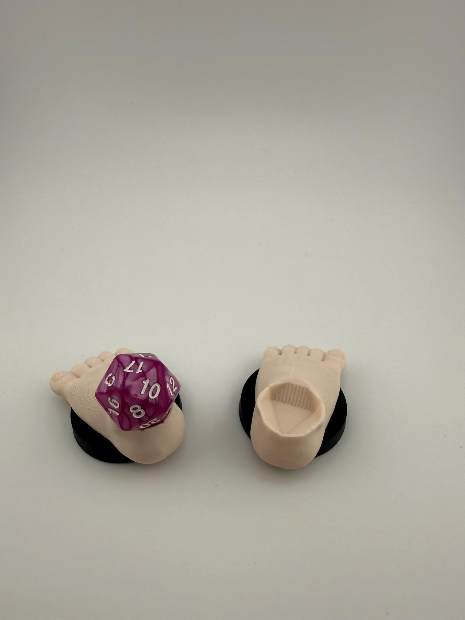Dungeon Crawler Carl‑Inspired “Foot” Dice Holder