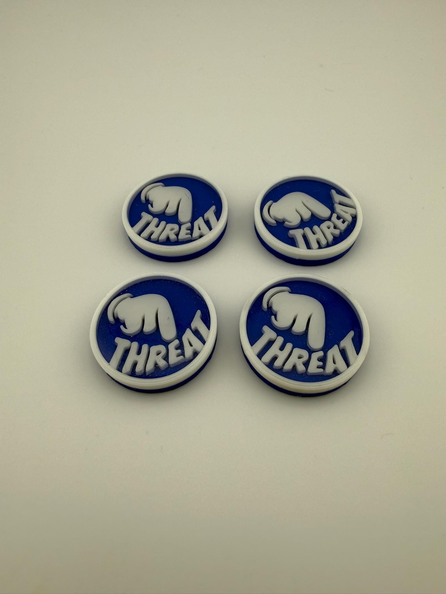 Threat Counters – Magic the Gathering | MTG Commander / EDH Accessory - Set of 4