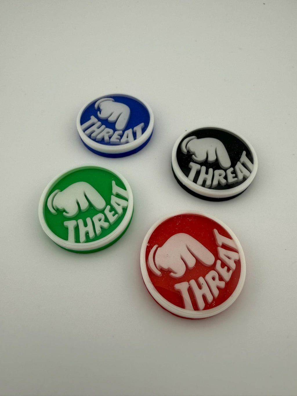 Threat Counters – Magic the Gathering | MTG Commander / EDH Accessory - Set of 4